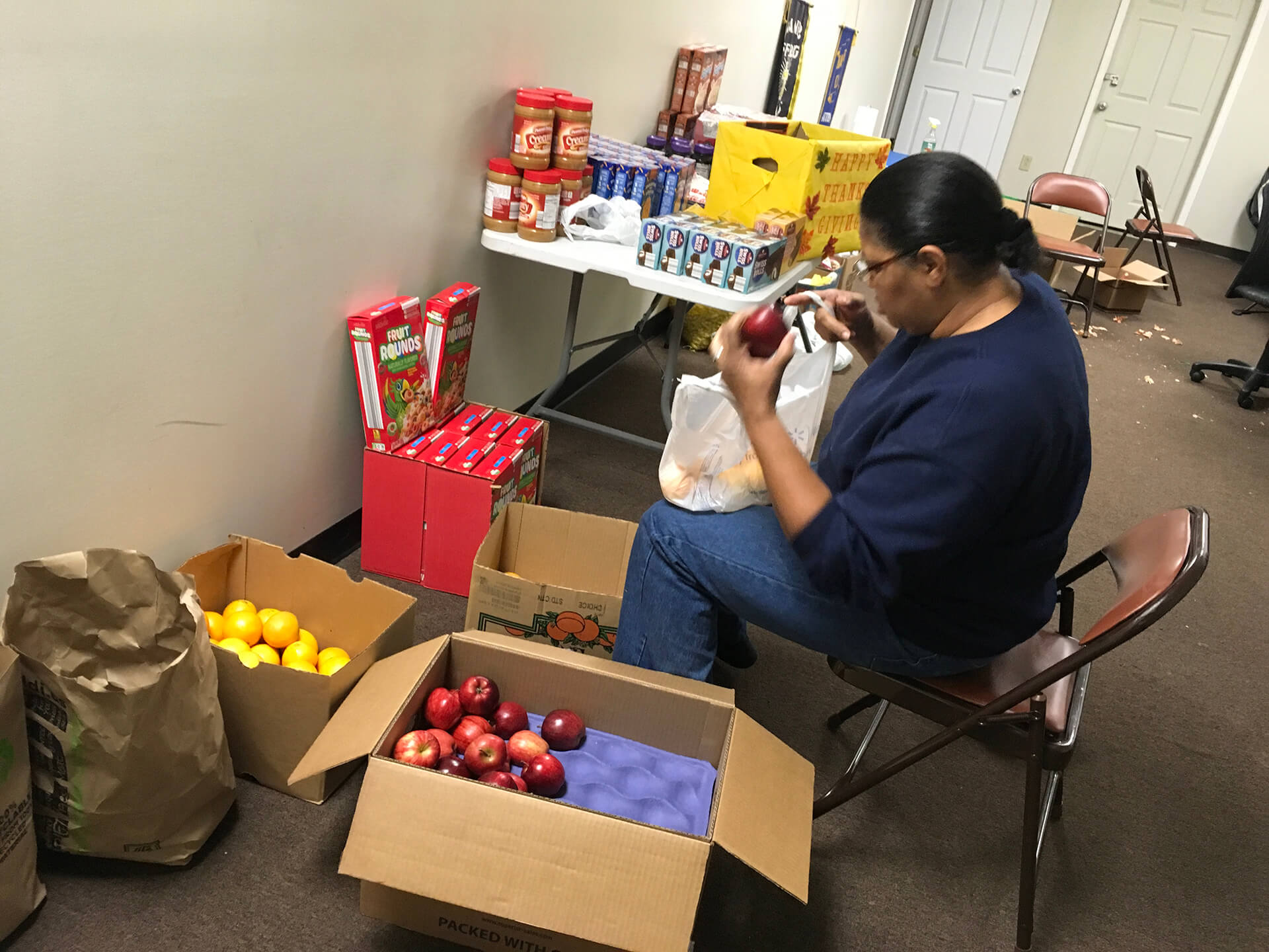 mrs-clarkpreparing-bags